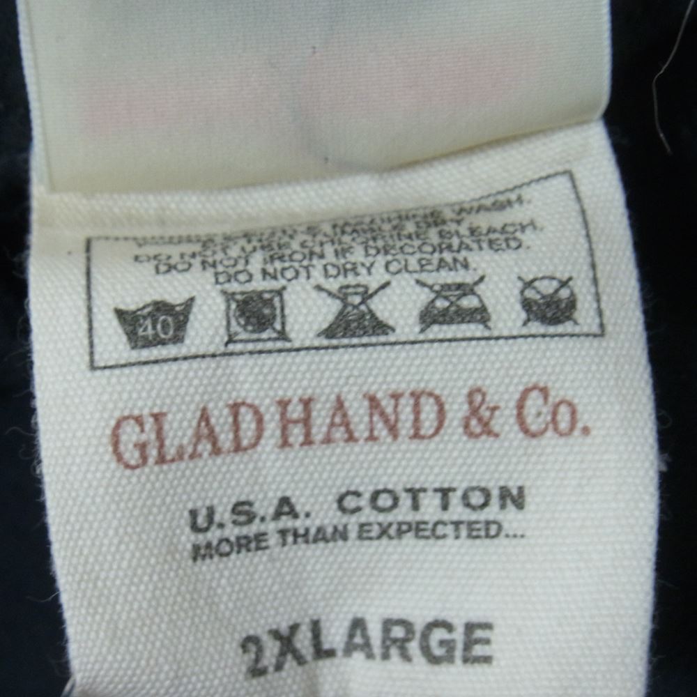 GLADHAND & Co. グラッドハンド  長袖 カットソー ロンT ブラック系 XXL【中古】