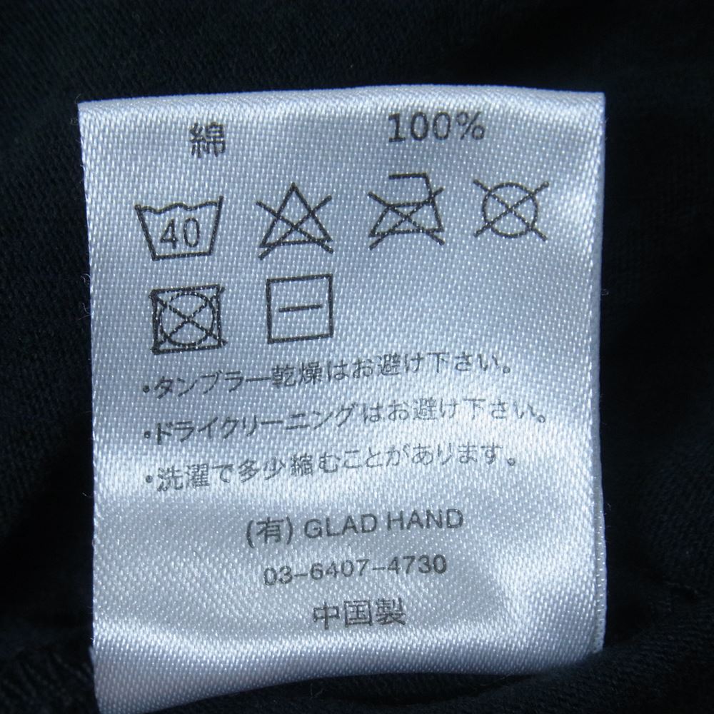 GLADHAND & Co. グラッドハンド  長袖 カットソー ロンT ブラック系 XXL【中古】