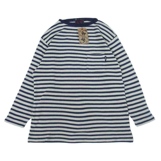 GANGSTERVILLE ギャングスタービル SV-21-SS-26 THUG L/S T SHIRTS ボーダー サーマル 長袖 XL【極上美品】【中古】