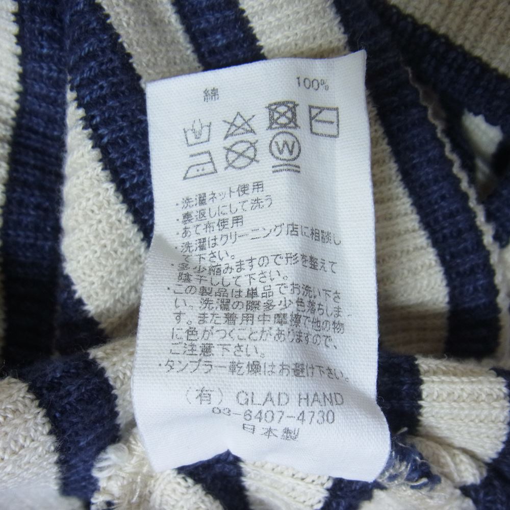 GANGSTERVILLE ギャングスタービル SV-21-SS-26 THUG L/S T SHIRTS ボーダー サーマル 長袖 XL【極上美品】【中古】