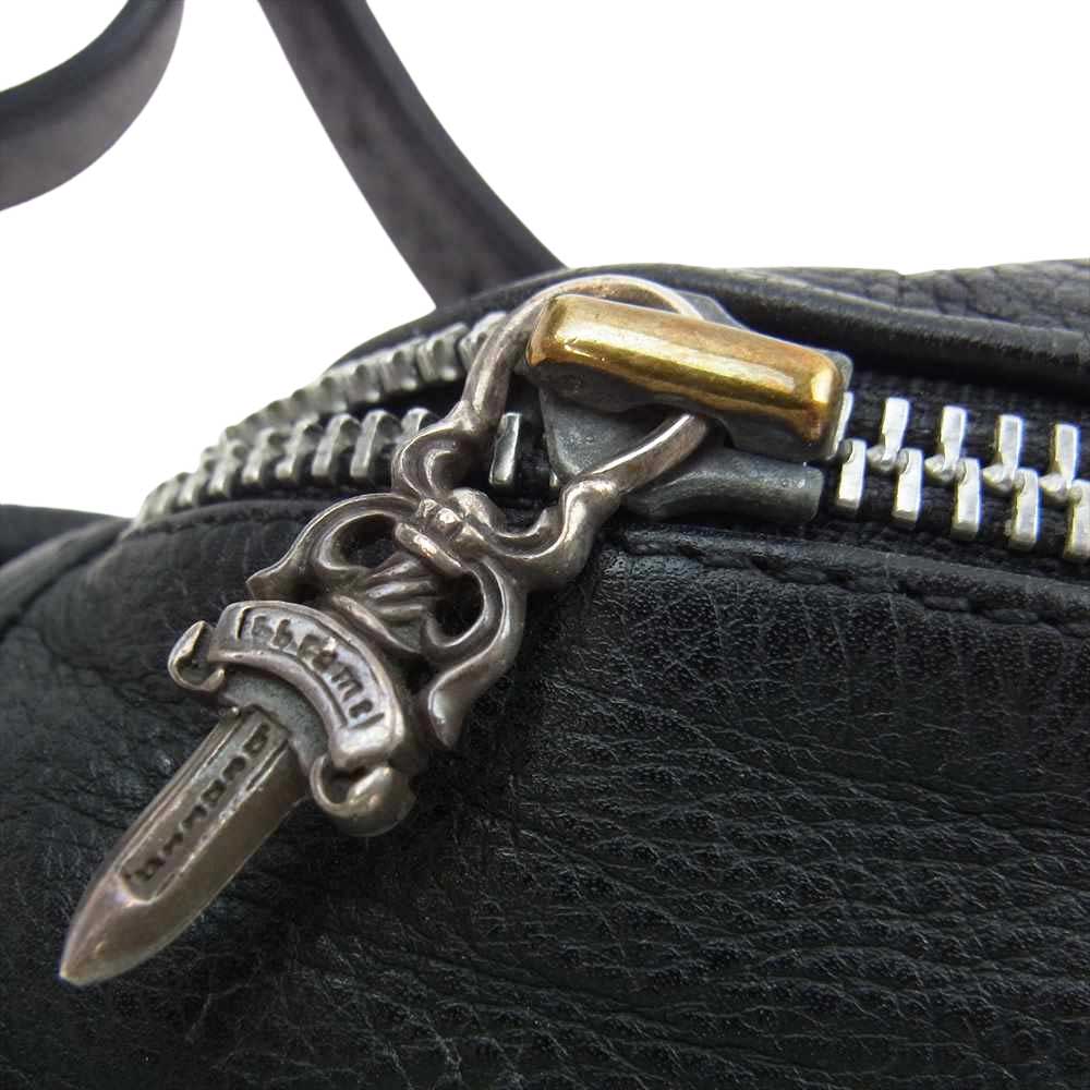 CHROME HEARTS クロムハーツ（原本無） SNAT PACK #1 スナットパック ウエスト ボディ ショルダーバッグ ブラック系 シルバー系【中古】