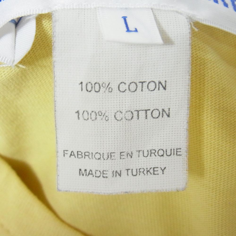 COMME des GARCONS コムデギャルソン SHIRT ロゴプリント 半袖 Tシャツ イエロー系 L【中古】