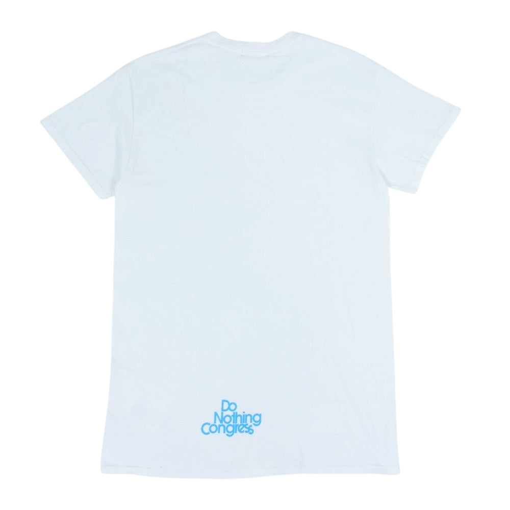 Sacai サカイ 19-02029M FRAGMENT DESIGN フラグメント Do Nothing but プリントTシャツ ホワイト系 1【中古】
