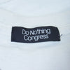 Sacai サカイ 19-02029M FRAGMENT DESIGN フラグメント Do Nothing but プリントTシャツ ホワイト系 1【中古】