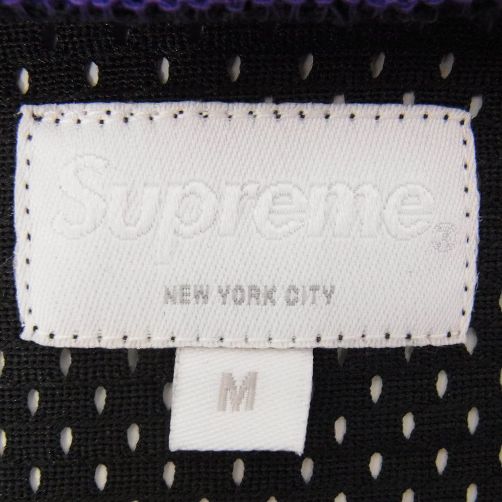 Supreme シュプリーム 16SS  Black Sabbath Hockey Jersey ブラックサバス ホッケー ジャージ メッシュ カットソー ブラック系 パープル系 M【中古】