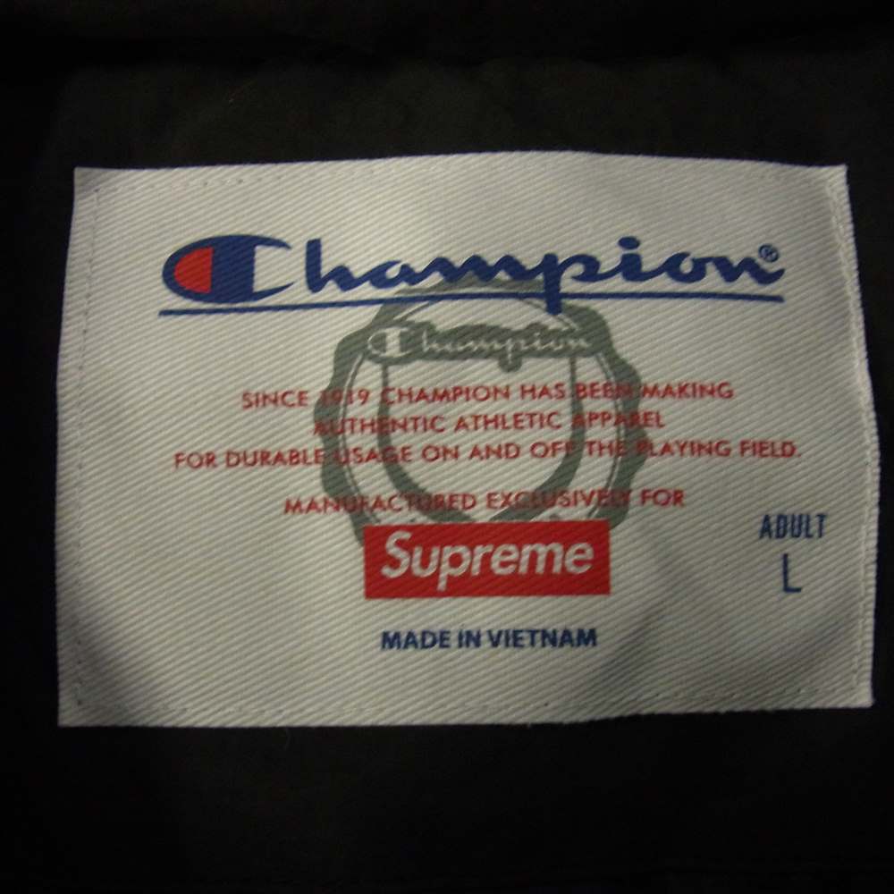 15AW Supreme × CHAMPION ナイロンジャケット ブルゾン L