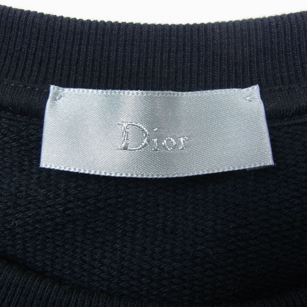 Christian Dior クリスチャンディオール 18AW 333J666I2364 ATELIER アトリエ アーチロゴ クルーネック スウェット  ブラック系 XXL【中古】