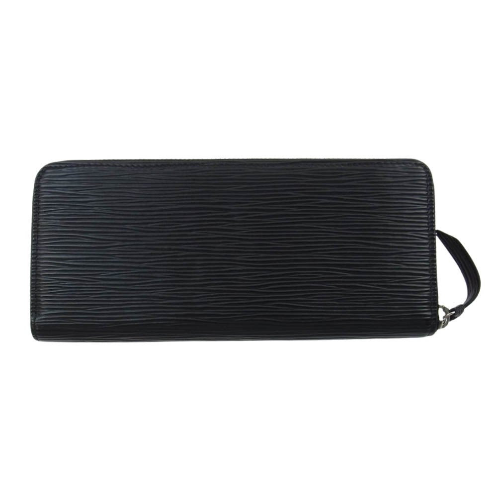 LOUIS VUITTON ルイ・ヴィトン M61857 エピ ジッピー ラウンドジップ ウォレット 長財布 ブラック系【中古】