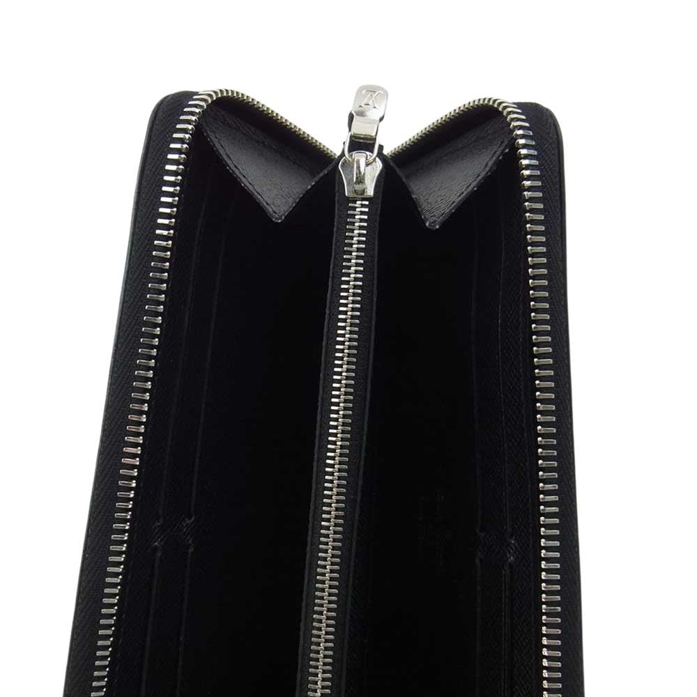 LOUIS VUITTON ルイ・ヴィトン M61857 エピ ジッピー ラウンドジップ ウォレット 長財布 ブラック系【中古】