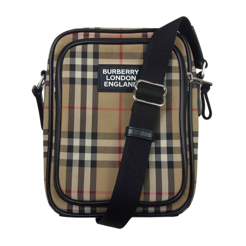 BURBERRY LONDON バーバリー ロンドン FREDDIE フレディ ヴィンテージチェック ショルダーバッグ ベージュ系【中古】