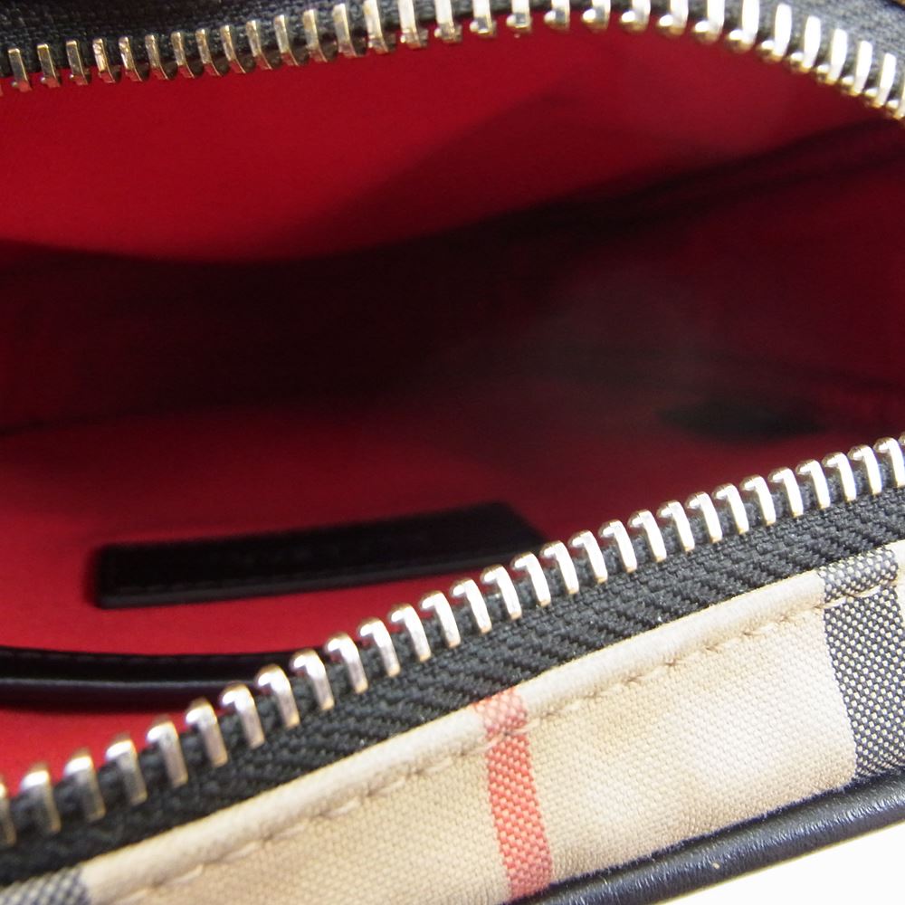 BURBERRY LONDON バーバリー ロンドン FREDDIE フレディ ヴィンテージチェック ショルダーバッグ ベージュ系【中古】