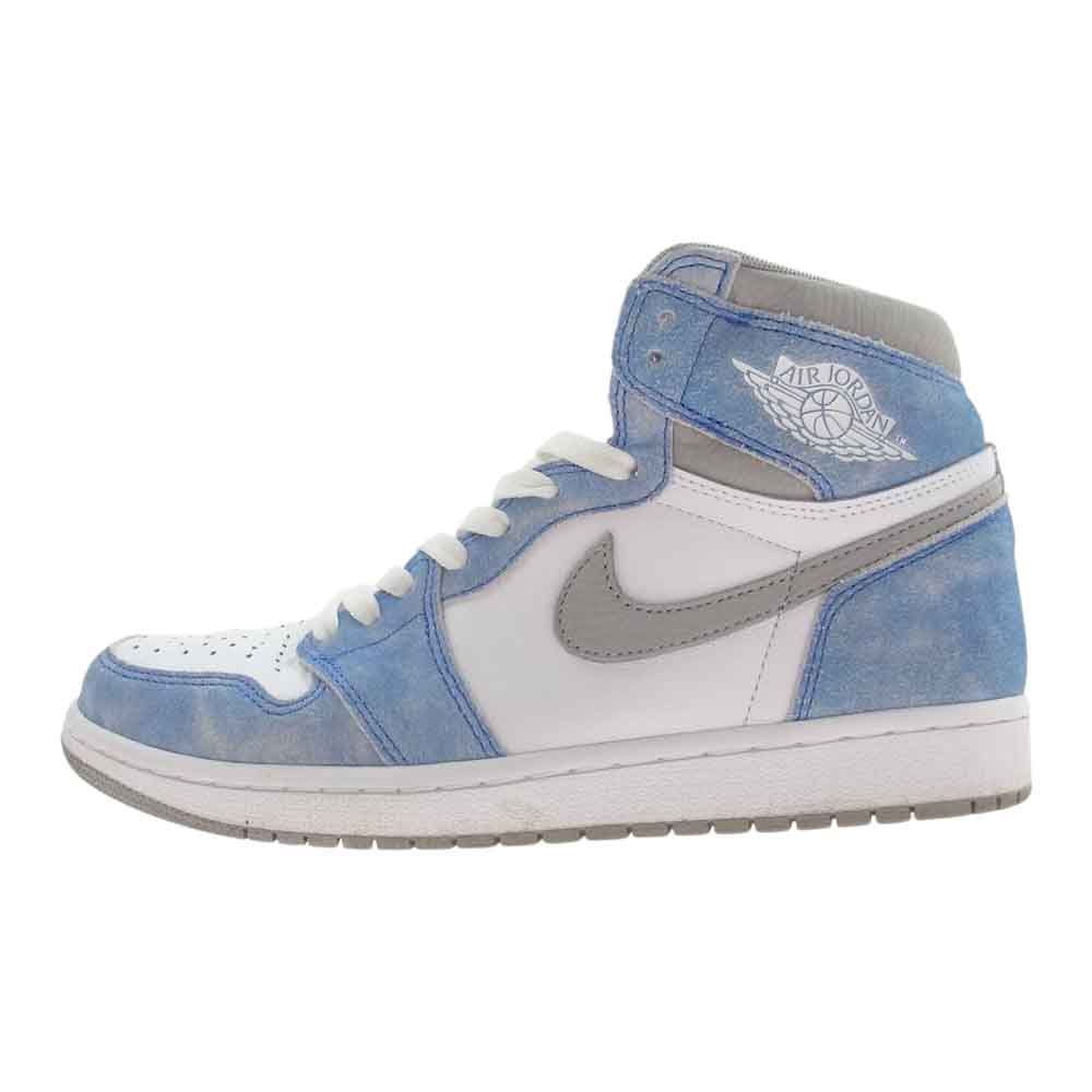 NIKE ナイキ 555088-402 AIR JORDAN 1 RETRO HIGH OG HYPER ROYAL エア ジョーダン 1 ハイパーロイヤル  レトロ ハイ WHITE LIGHT SMOKE GREY インディゴブルー系 グレー系 27cm【中古】