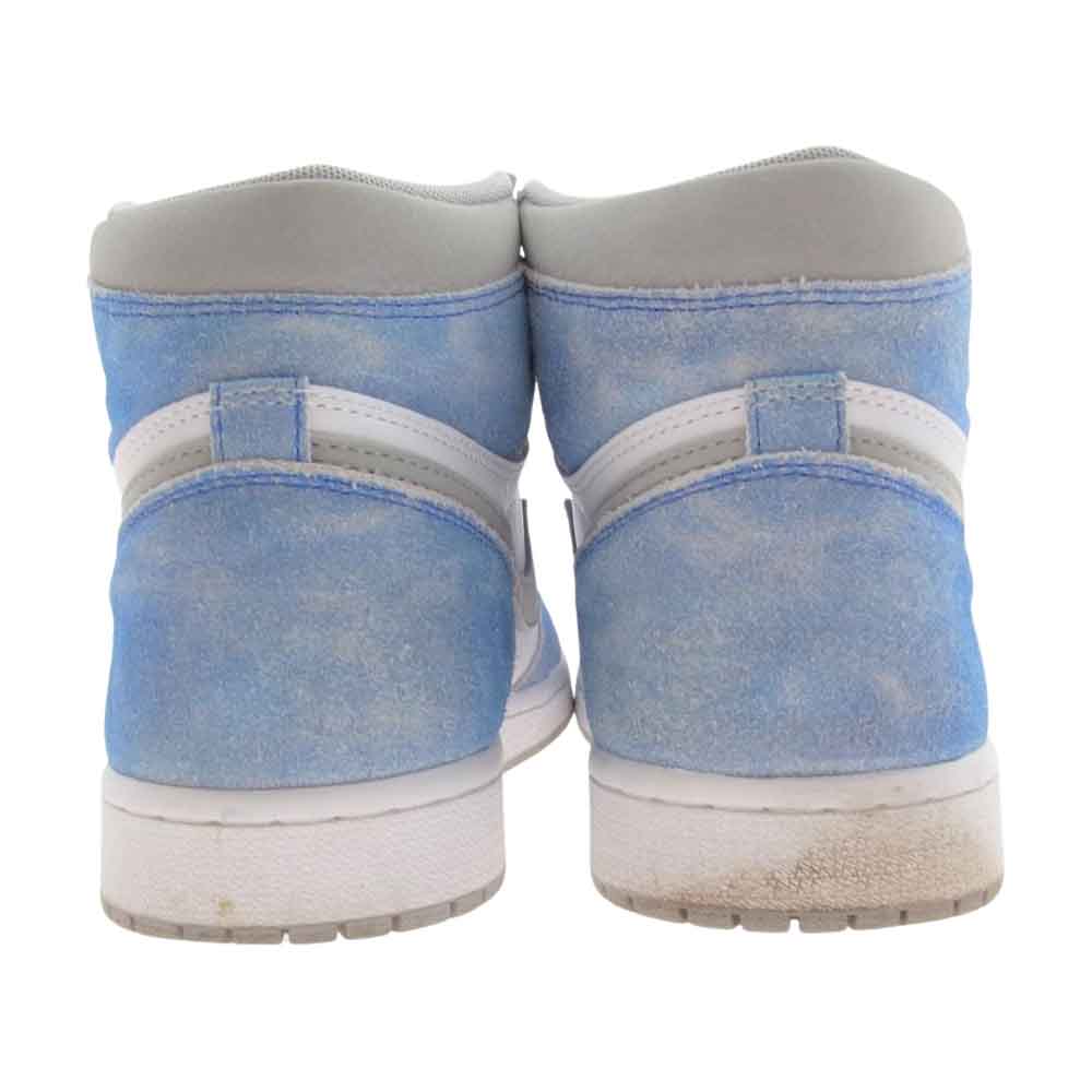 NIKE ナイキ 555088-402 AIR JORDAN 1 RETRO HIGH OG HYPER ROYAL エア ジョーダン 1 ハイパーロイヤル  レトロ ハイ WHITE LIGHT SMOKE GREY インディゴブルー系 グレー系 27cm【中古】