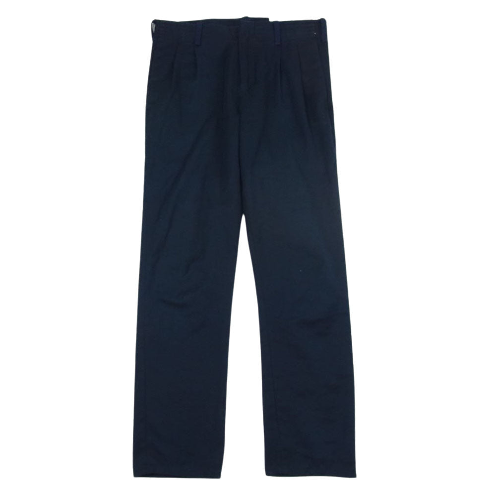 RAF SIMONS ラフシモンズ RAF BY RAF SIMONS コットン テーパード パンツ ネイビー系 44【中古】
