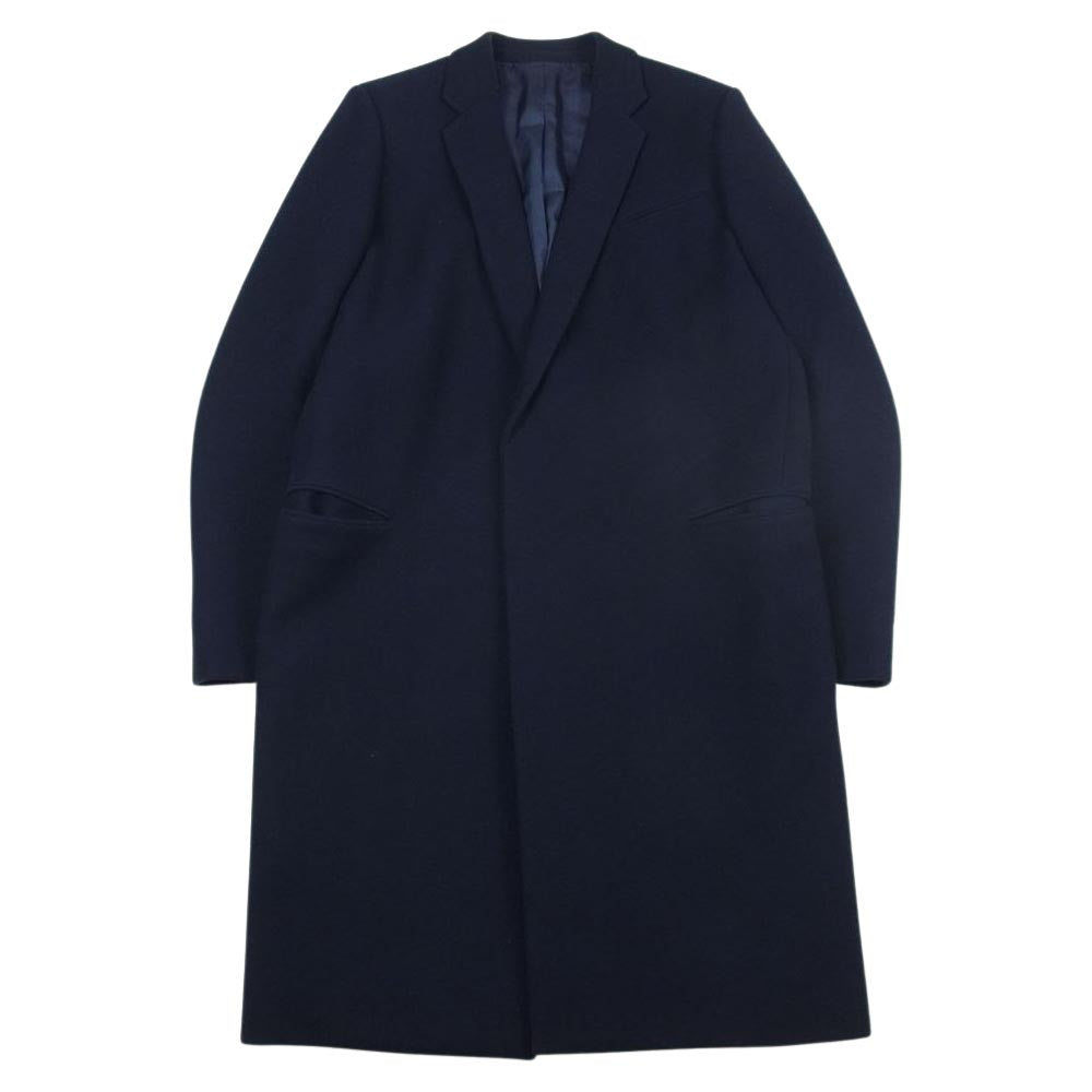 CELINE セリーヌ 2 8H28/7165 フィービー期 クロンビー コート ネイビー系 38【中古】
