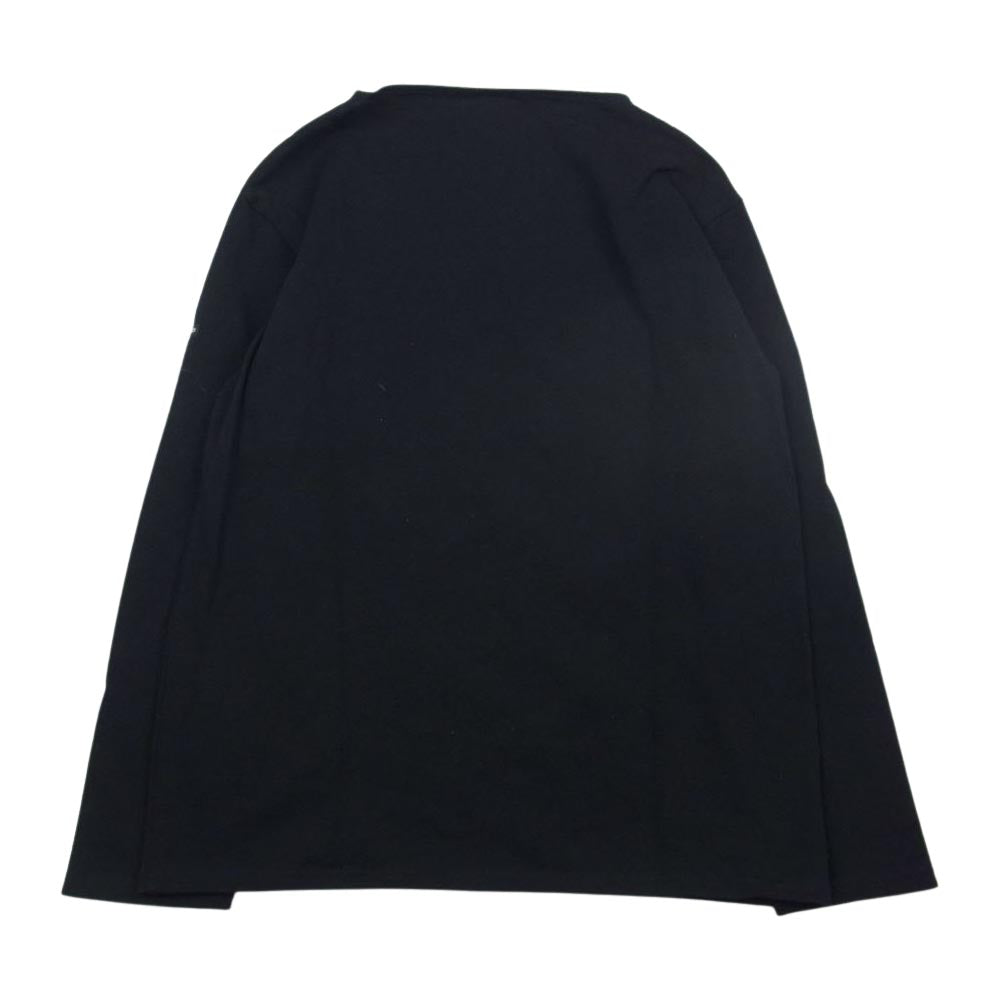 SAINT JAMES セントジェームス ボートネック バスク シャツ カットソー ブラック系 L【中古】