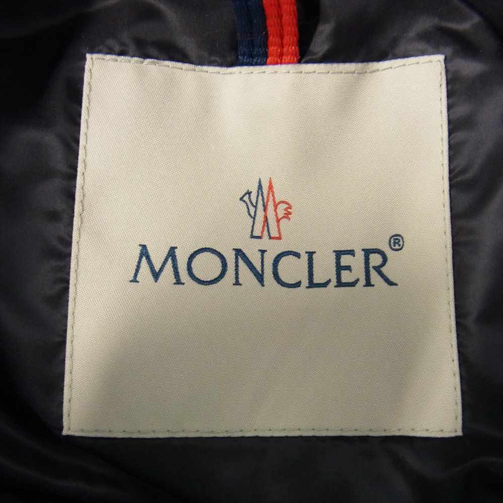 MONCLER モンクレール WILLM GIUBBOTTO ウィルム アームトリコロールフーデッド ダウンジャケット ネイビー系 3【中古】
