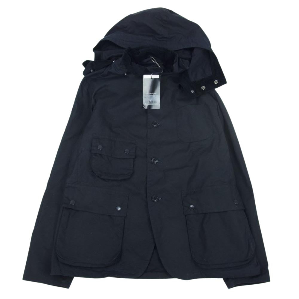 Engineered Garments エンジニアードガーメンツ BARBOUR バブアー 19AW MWX1595 UPLAND WAX JACKET オイルド ジャケット ネイビー系 S【中古】