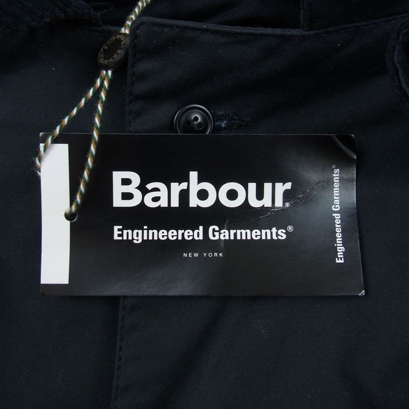 Engineered Garments エンジニアードガーメンツ BARBOUR バブアー 19AW MWX1595 UPLAND WAX JACKET オイルド ジャケット ネイビー系 S【中古】