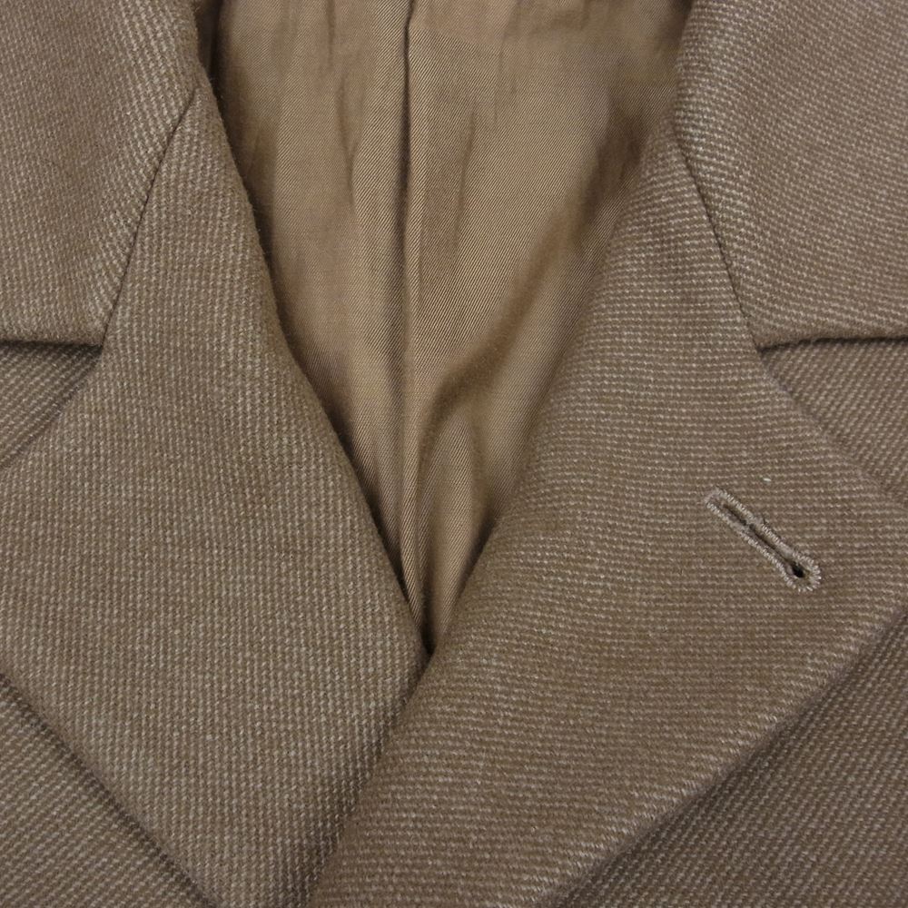 AURALEE オーラリー 19AW A9AC01SN　 WOOL SILK MELTON SOUTIEN COLLAR COAT シルク メルトン コート ブラウン系 3【中古】