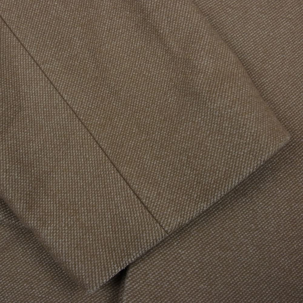 AURALEE オーラリー 19AW A9AC01SN　 WOOL SILK MELTON SOUTIEN COLLAR COAT シルク メルトン コート ブラウン系 3【中古】