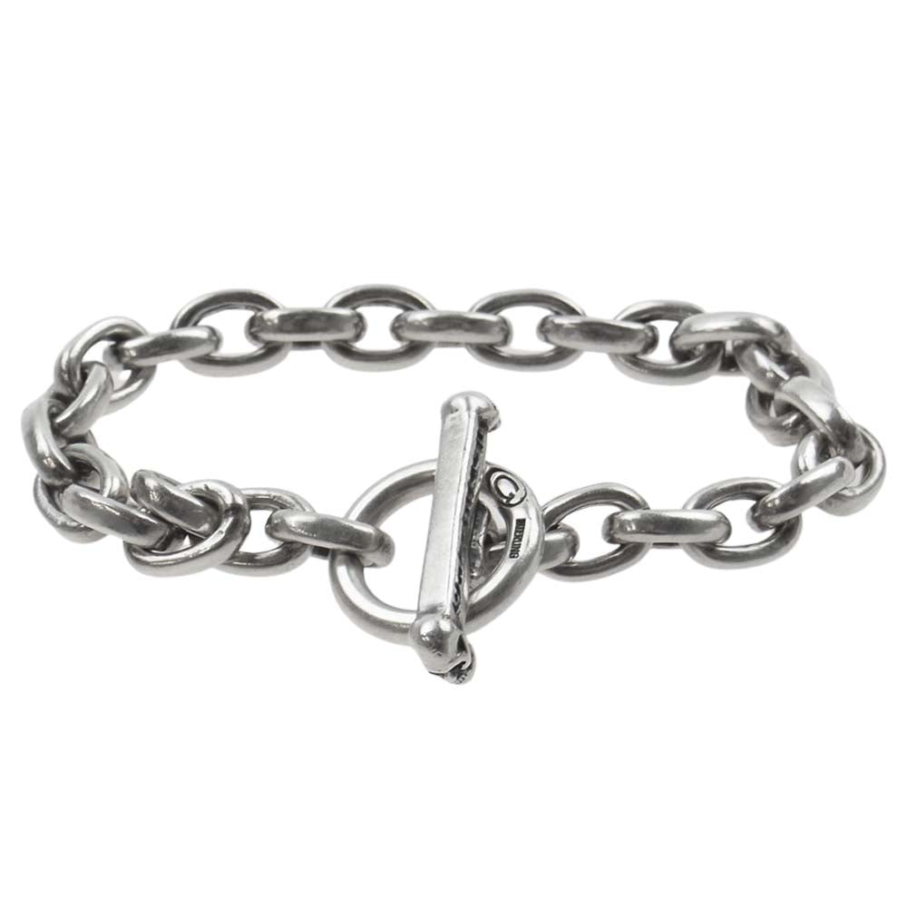GABOR ガボール GABORATORY ガボラトリー ギャランティ付属 B-56 Half Small Oval Chain Bracelet ハーフ スモール オーバル チェーン ブレスレット シルバー系【中古】