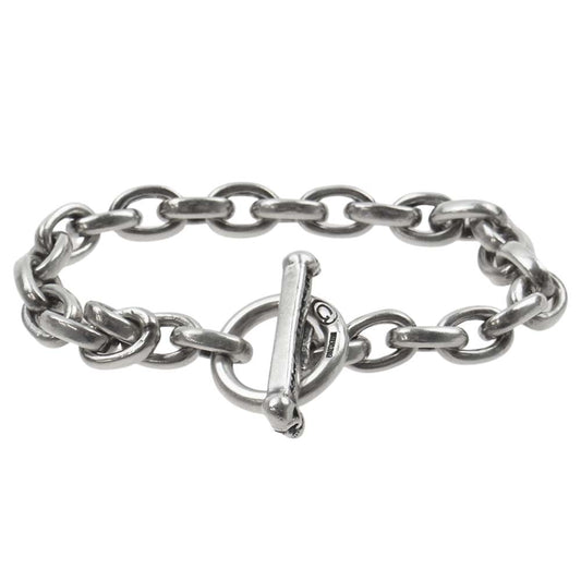 GABOR ガボール GABORATORY ガボラトリー ギャランティ付属 B-56 Half Small Oval Chain Bracelet ハーフ スモール オーバル チェーン ブレスレット シルバー系【中古】
