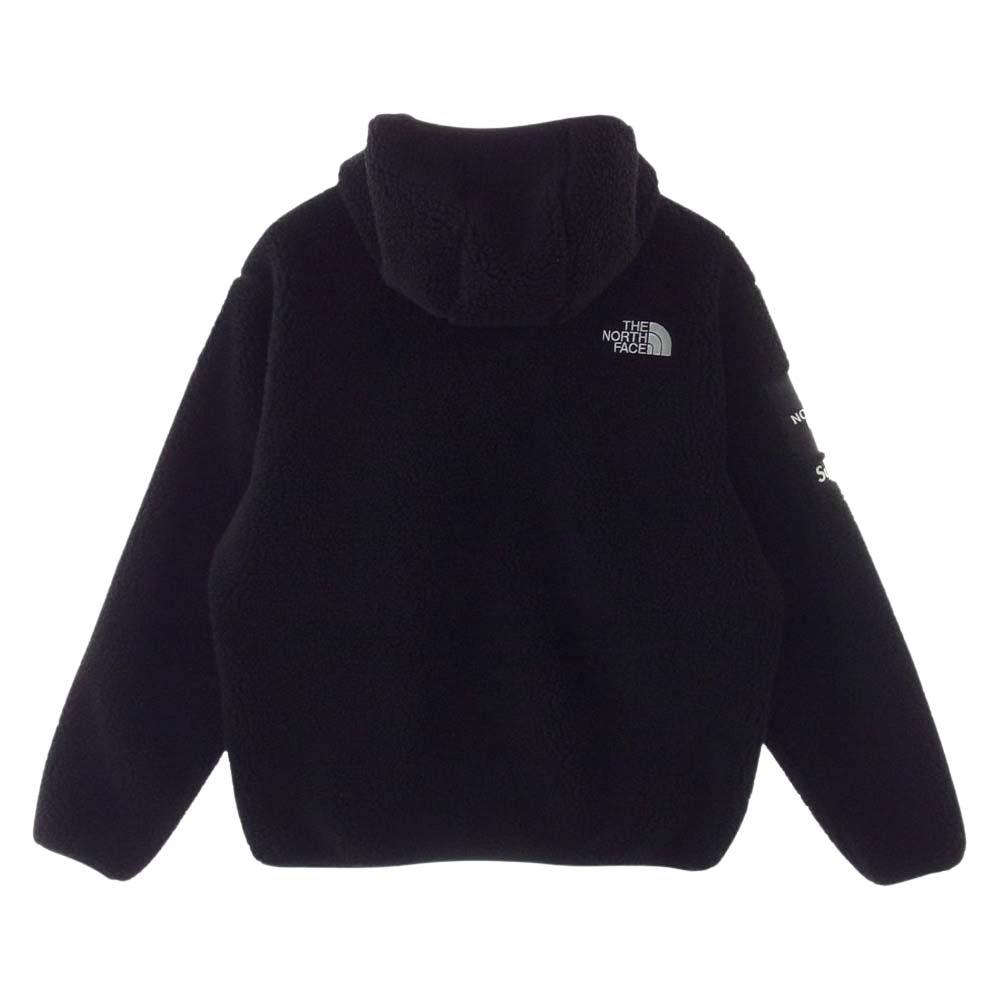 Supreme シュプリーム 20AW ノースフェイス S Logo Hooded Fleece Jacket  ブラック系 ホワイト系 L【中古】