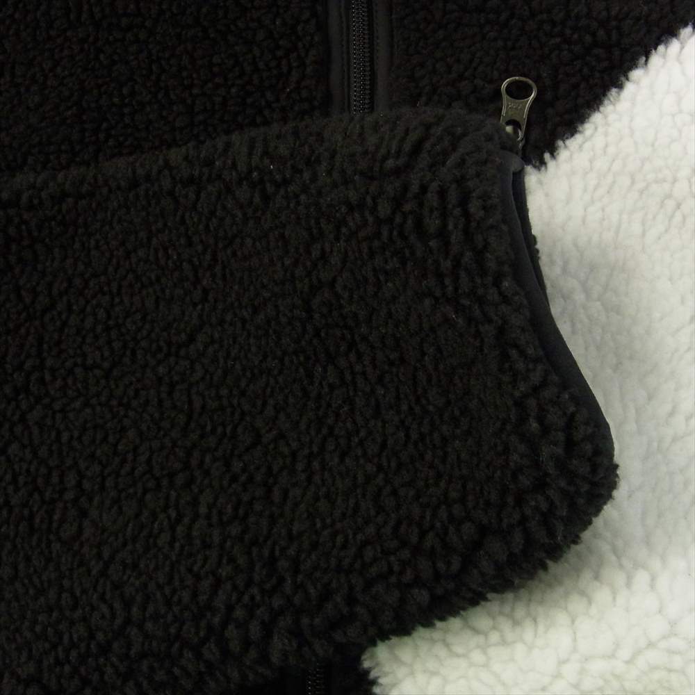 Supreme シュプリーム 20AW ノースフェイス S Logo Hooded Fleece Jacket  ブラック系 ホワイト系 L【中古】