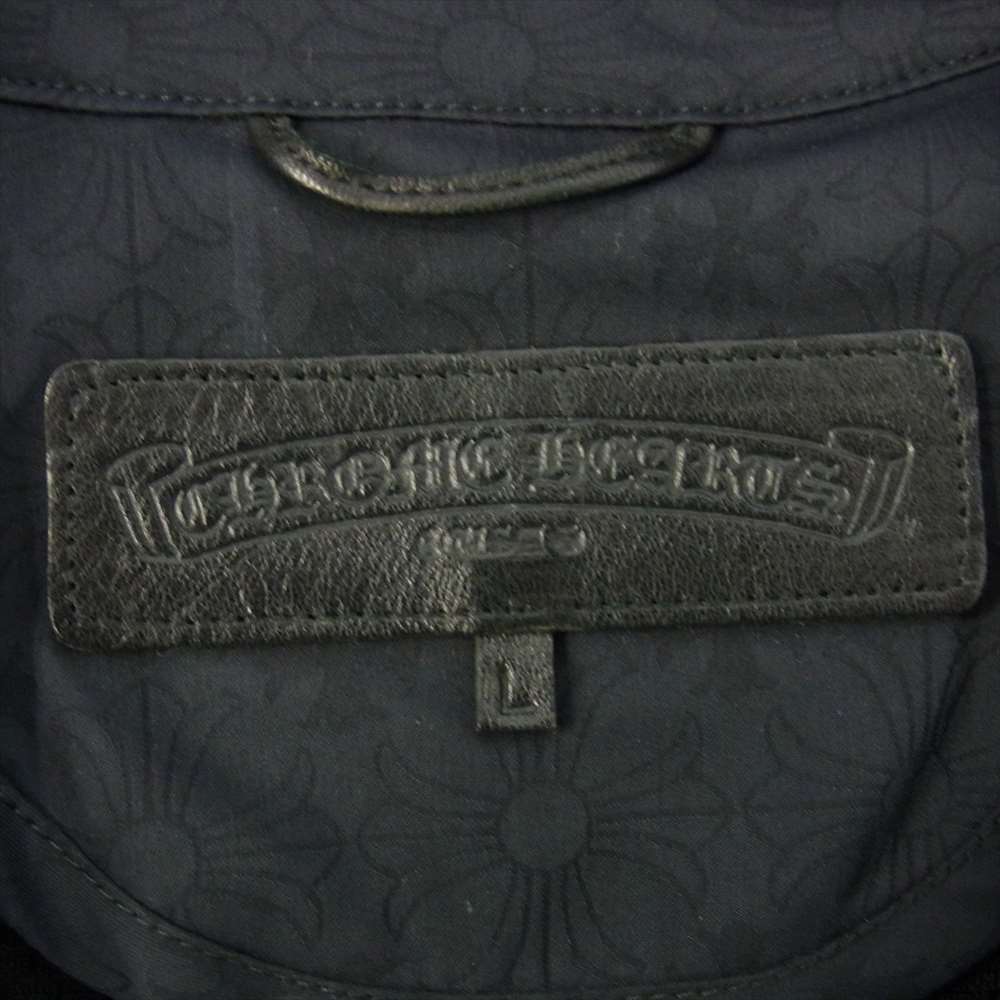 CHROME HEARTS クロムハーツ（原本有） U MATCH POINT NYLN CHプラス ナイロン トラック ジャケット ブラック系 L【極上美品】【中古】