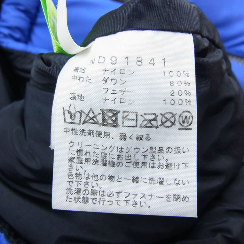 THE NORTH FACE ノースフェイス ND91841 Nuptse Jacket ヌプシ ダウン ジャケット ブラック系 ブルー系 S【中古】