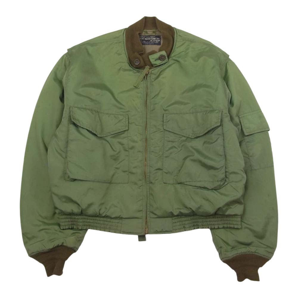 Buzz Rickson's バズリクソンズ M11132 BUWEP-U.S.NAVY G-8 63年復刻 フライト ジャケット カーキ系 46【中古】