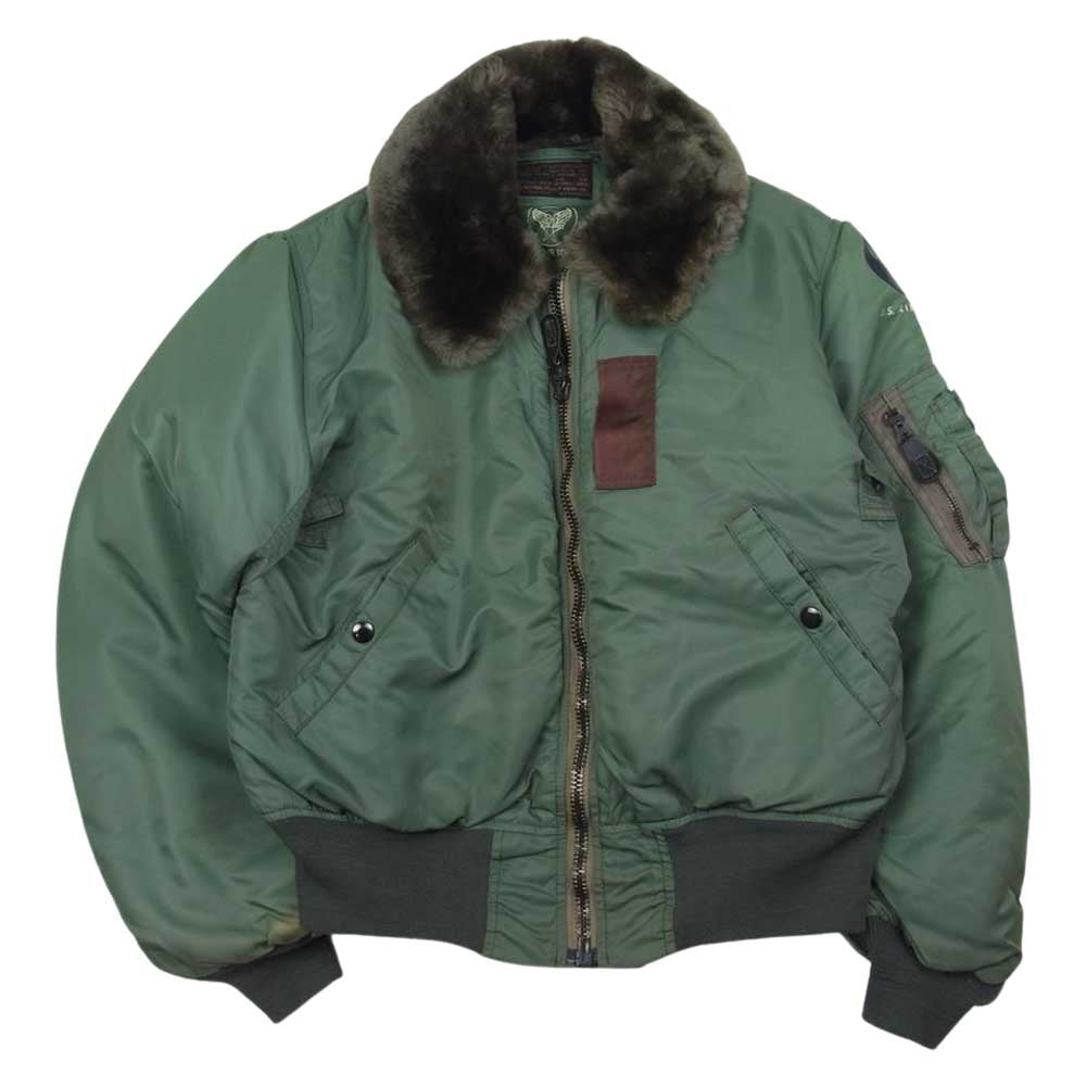 Buzz Rickson's バズリクソンズ M11126 B-15D フライト ジャケット カーキ系 38【中古】