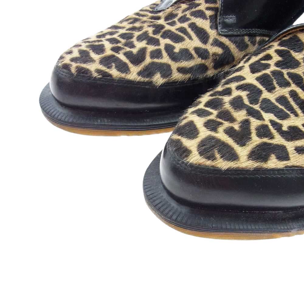 Dr.Martens ドクターマーチン HAWLEY レオパード ハラコ ストラップ シューズ ブラック系 UK10【中古】
