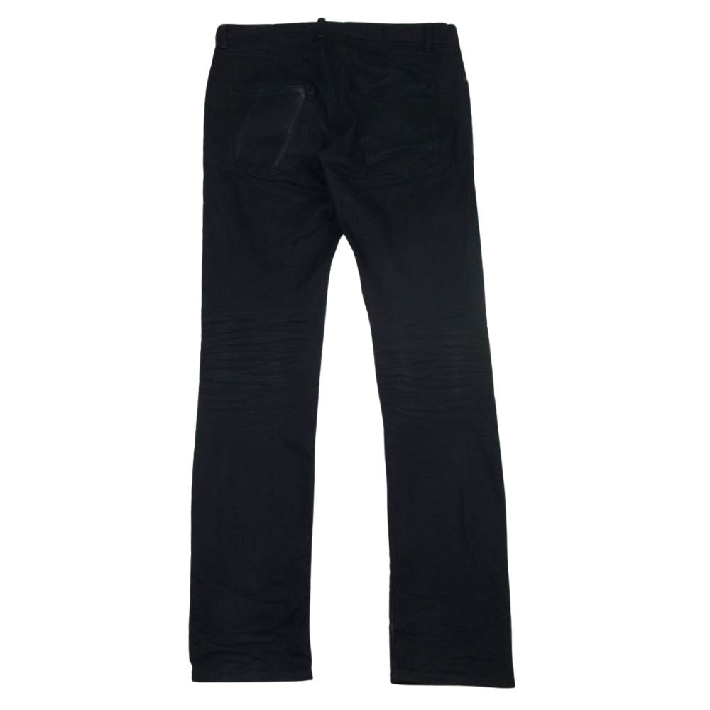 SAINT LAURENT サンローラン 347367 YM59M D01 M/SL-LW ブラックデニム スリムパンツ ブラック系 28【中古】