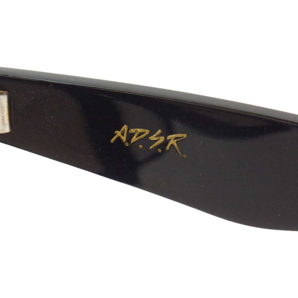 エーディーエスアール LAURYN 01 HAND MADE サングラス ブラック系【中古】