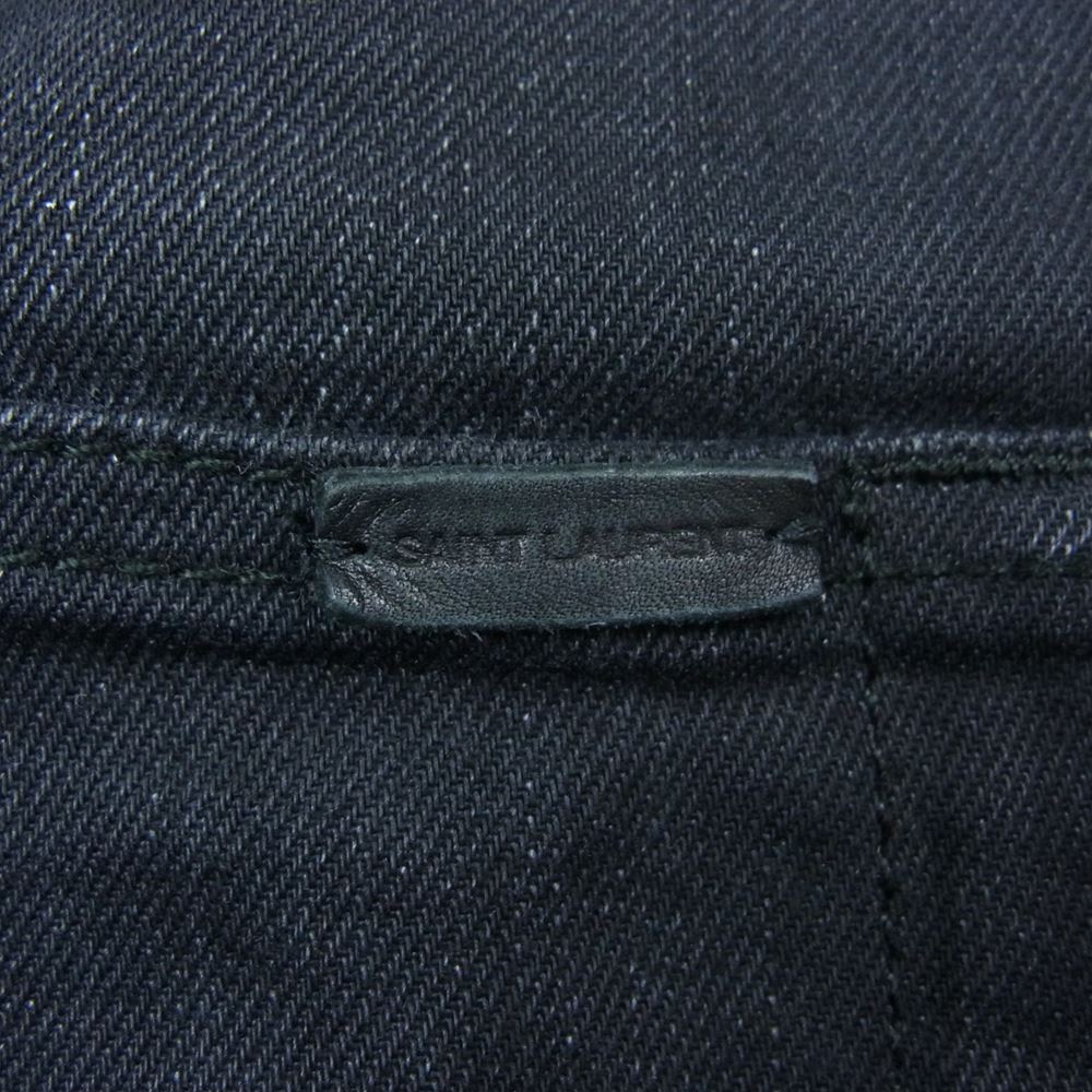 SAINT LAURENT サンローラン 638498 YO500 D02 M/SK-LW ブラックデニム スキニーパンツ ブラック系 28【中古】