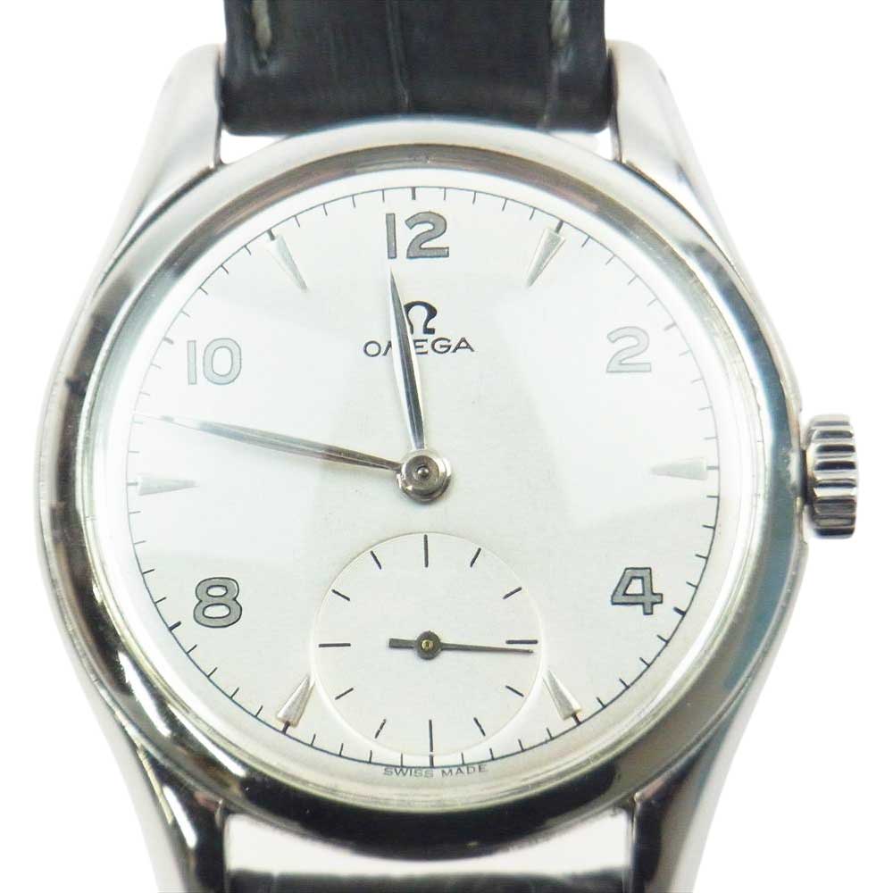 OMEGA オメガ 2503-2 スモールセコンド 手巻き 社外ベルト 腕時計 ダークグレー系 シルバー系【中古】