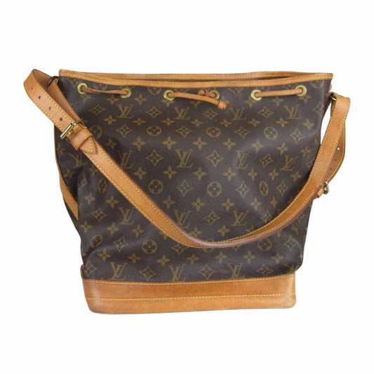 LOUIS VUITTON ルイ・ヴィトン M42224 モノグラム ノエ 巾着 ショルダーバッグ ブラウン系【中古】