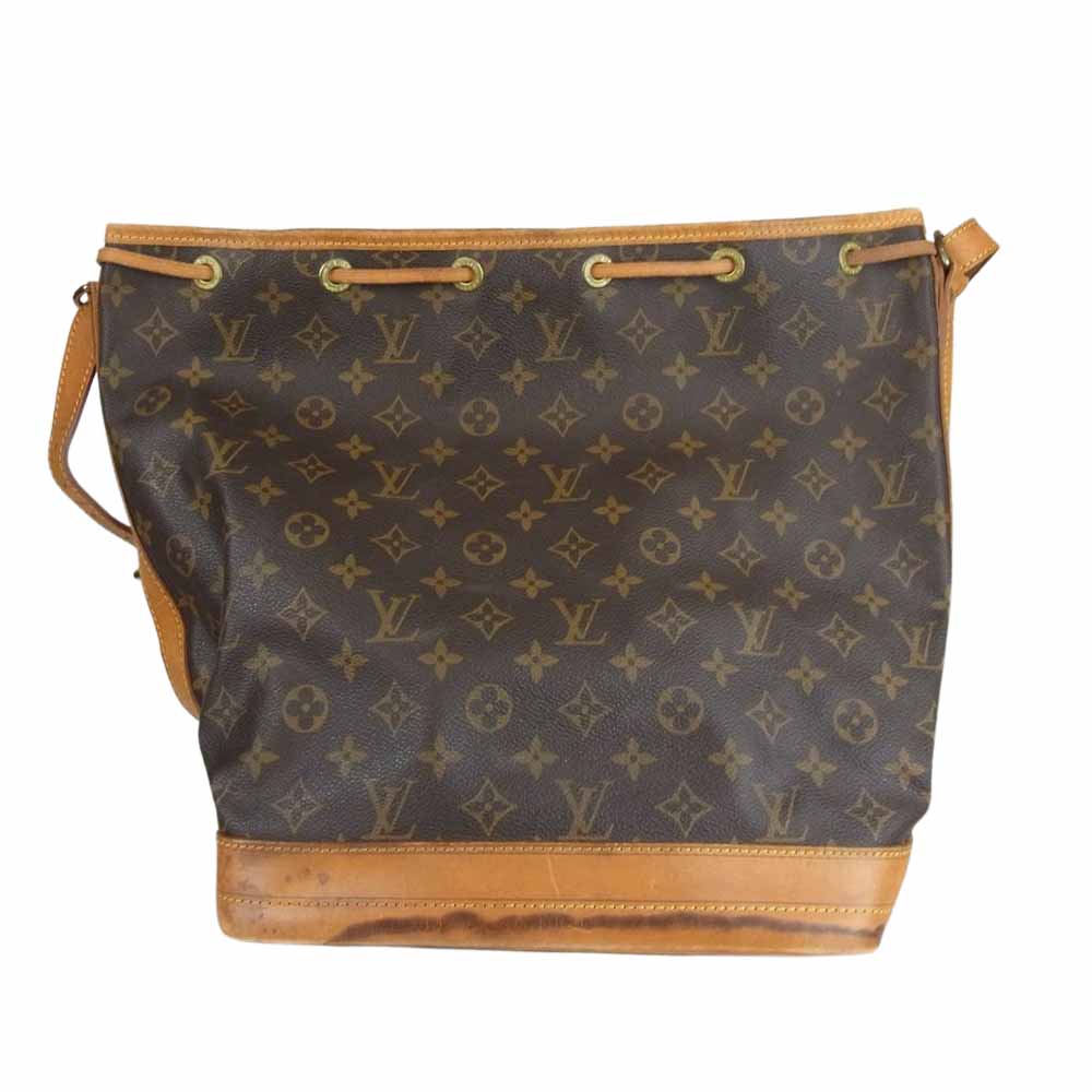 LOUIS VUITTON ルイ・ヴィトン M42224 モノグラム ノエ 巾着 ショルダーバッグ ブラウン系【中古】