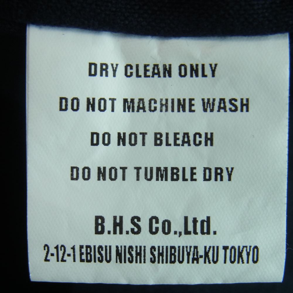RATS ラッツ 18'RS-0805 スパイダー ウェブ 柄起毛 長袖 シャツ コットン 日本製 ブラック系 S【中古】