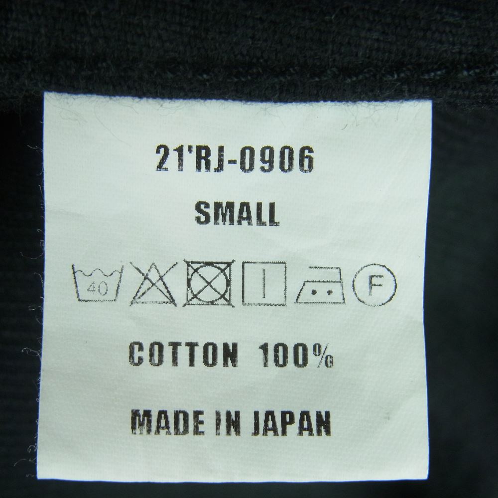 RATS ラッツ 21'RJ-0906 CORDUROY WORK JKT 刺繍 コーデュロイ ジャケット コットン 日本製 ブラック系 S【中古】