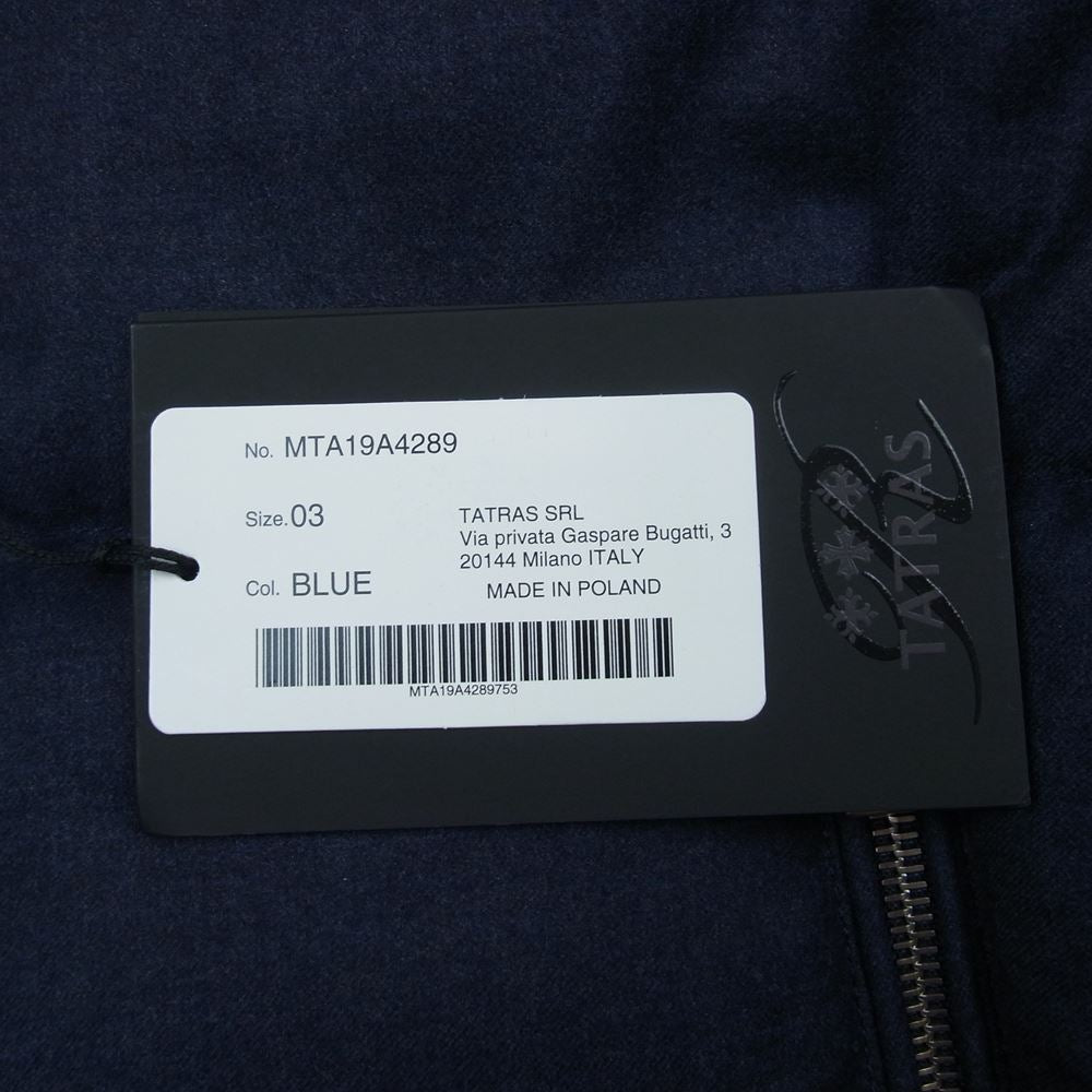 TATRAS タトラス MTA19A4289 DOMIZIANO ドミツァーノ ウール ダウン ジャケット ネイビー系 3【中古】