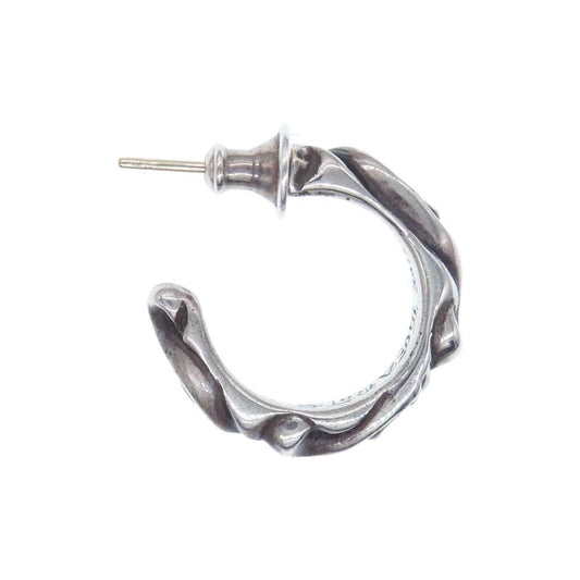 CHROME HEARTS クロムハーツ（原本無） HOOP SCROOL 1 スクロール フープ ピアス シルバー系【中古】
