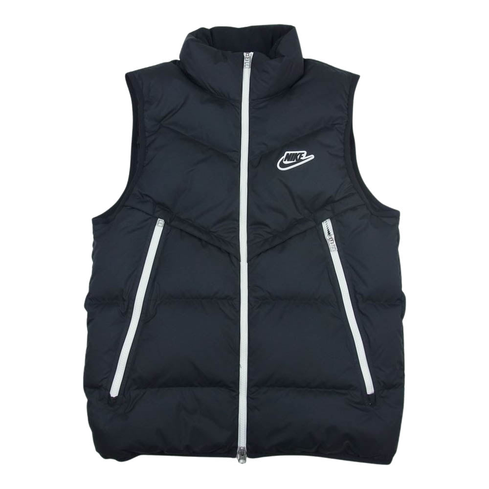NIKE ナイキ Down Fill Windrunner Shield Vest ダウン ベスト ブラック系 M【中古】