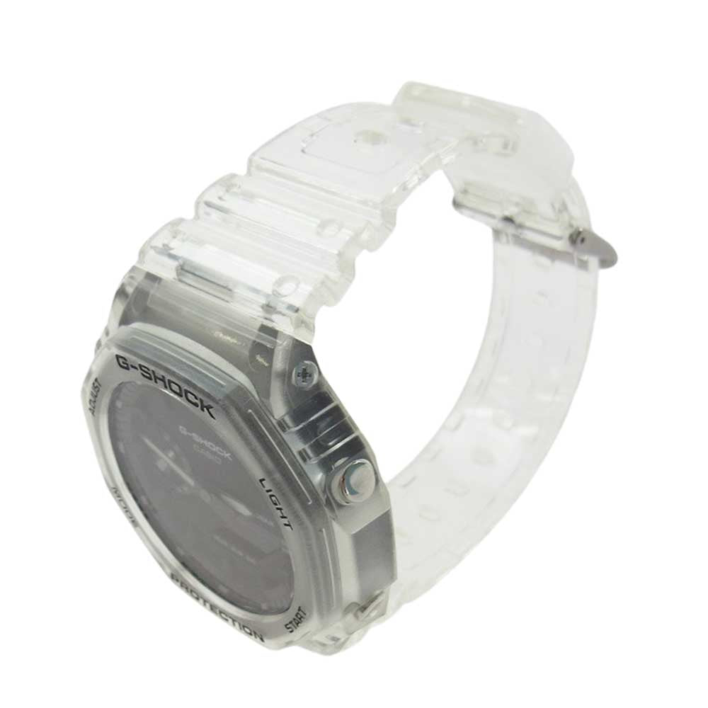 G-SHOCK ジーショック GA-2100SKE-7AJF スケルトンシリーズ デジアナ ウォッチ 腕時計【中古】