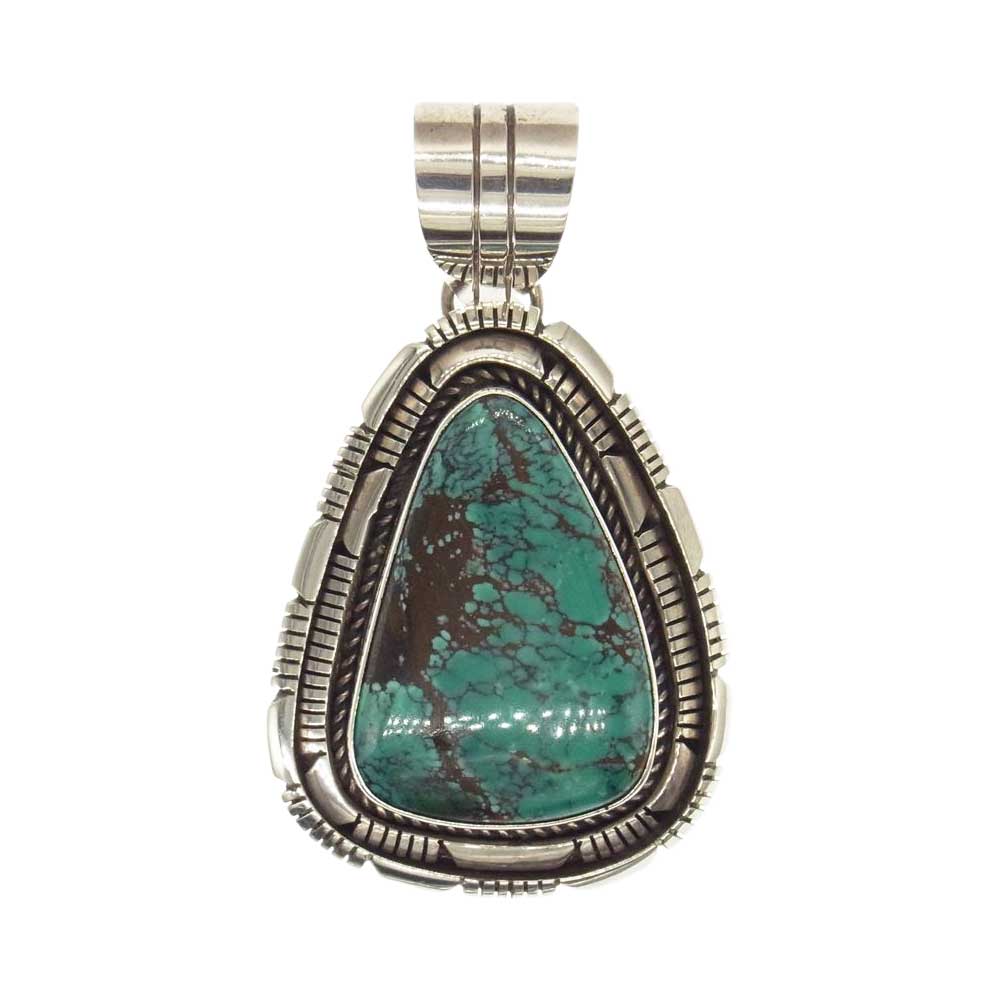 SAAD サード ターコイズ ペンダントトップ グリーン系 シルバー系【中古】