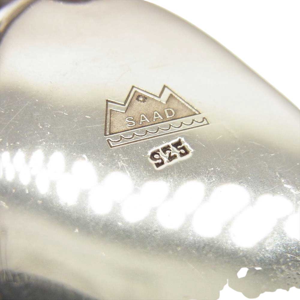 SAAD サード ターコイズ ペンダントトップ グリーン系 シルバー系【中古】