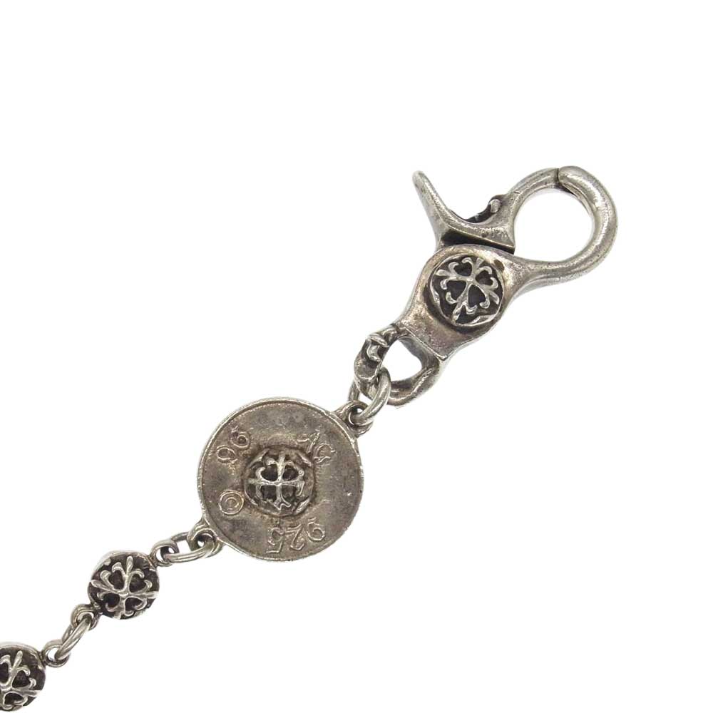 A&G エーアンドジー 1クリップ クロスボール メダル フック ウォレットチェーン シルバー系【中古】