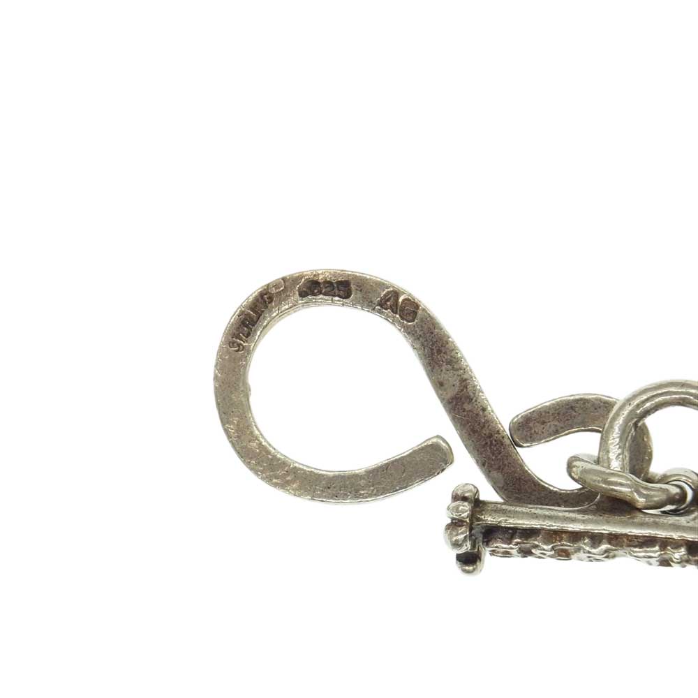 A&G エーアンドジー 1クリップ クロスボール メダル フック ウォレットチェーン シルバー系【中古】